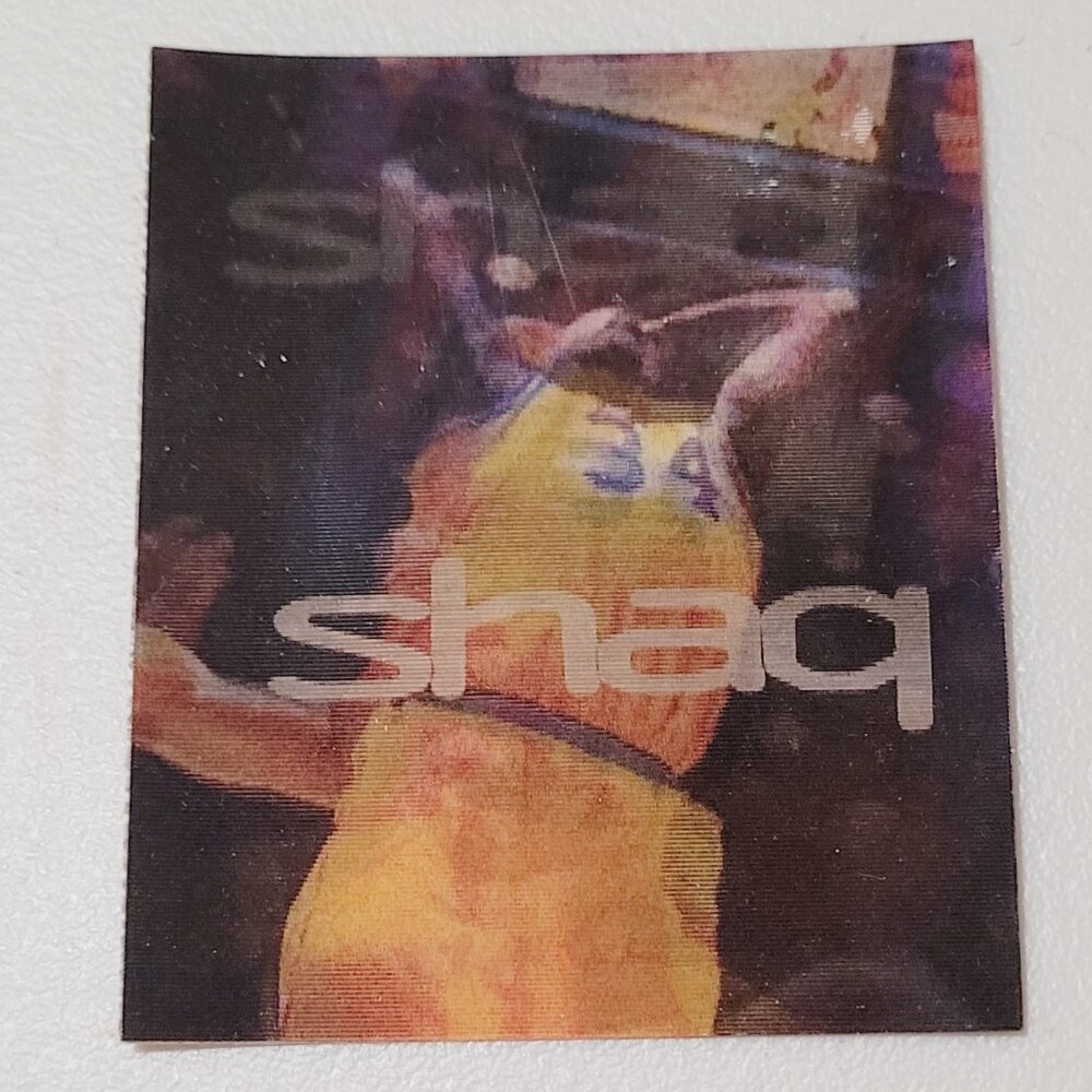 Shaquille O'Neal Holographic Basketball Card 1998 Taco Bell Promo